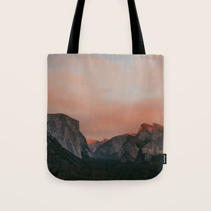 Yosemite National Park Sunset Tote Bag Gallery Image 1
