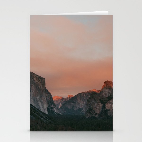 Yosemite National Park Sunset Stationery Card Gallery Image 2