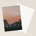Yosemite National Park Sunset Stationery Card Gallery Image 2