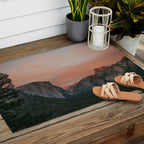 Yosemite National Park Sunset Outdoor Rug Gallery Image 2
