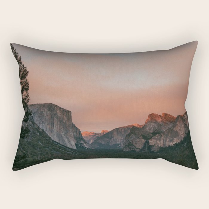 Yosemite National Park Sunset Rectangular Pillow Gallery Image 2