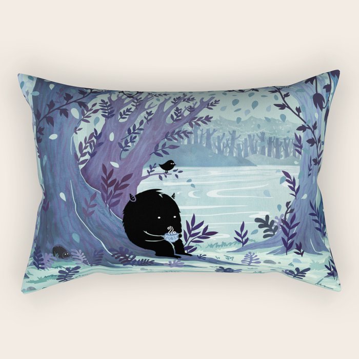 A Quiet Spot of Tea Rectangular Pillow Gallery Image 1