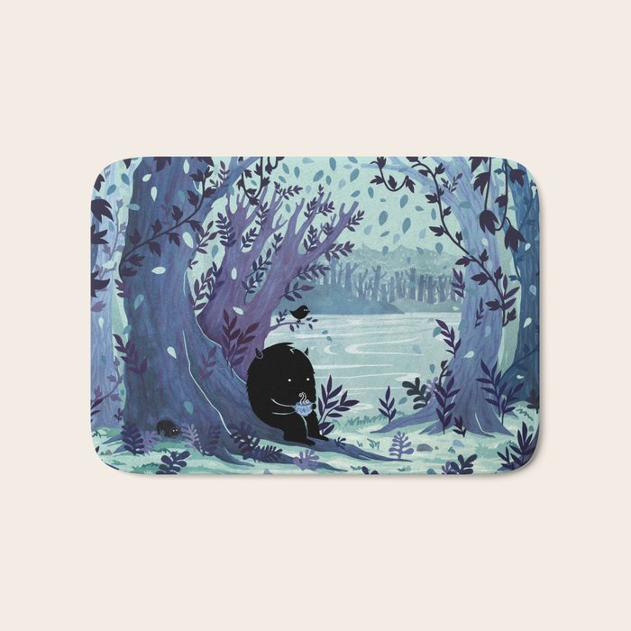 A Quiet Spot of Tea Bath Mat Gallery Image 1