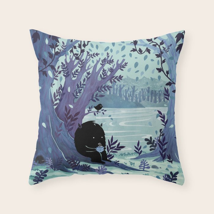 A Quiet Spot of Tea Throw Pillow Gallery Image 6