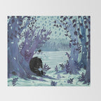A Quiet Spot of Tea Throw Blanket Gallery Image 2