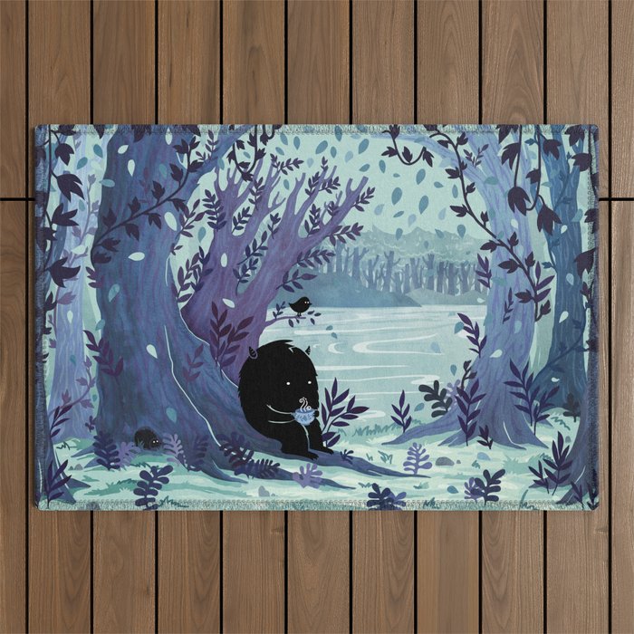 A Quiet Spot of Tea Outdoor Rug Gallery Image 1
