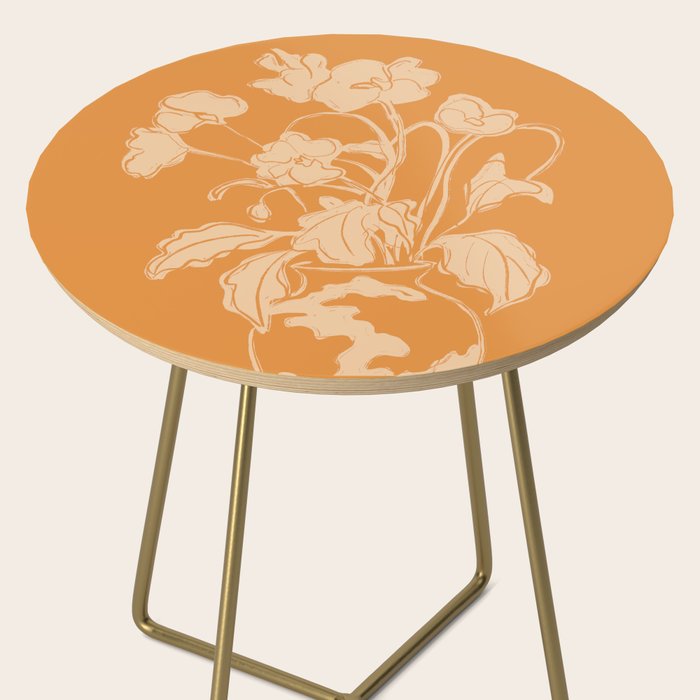 Minimalist Flowers In A Vase 6 Side Table Gallery Image 2