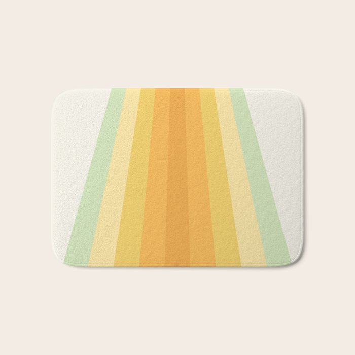 Tropical Palette Stripes Bath Mat Gallery Image 1
