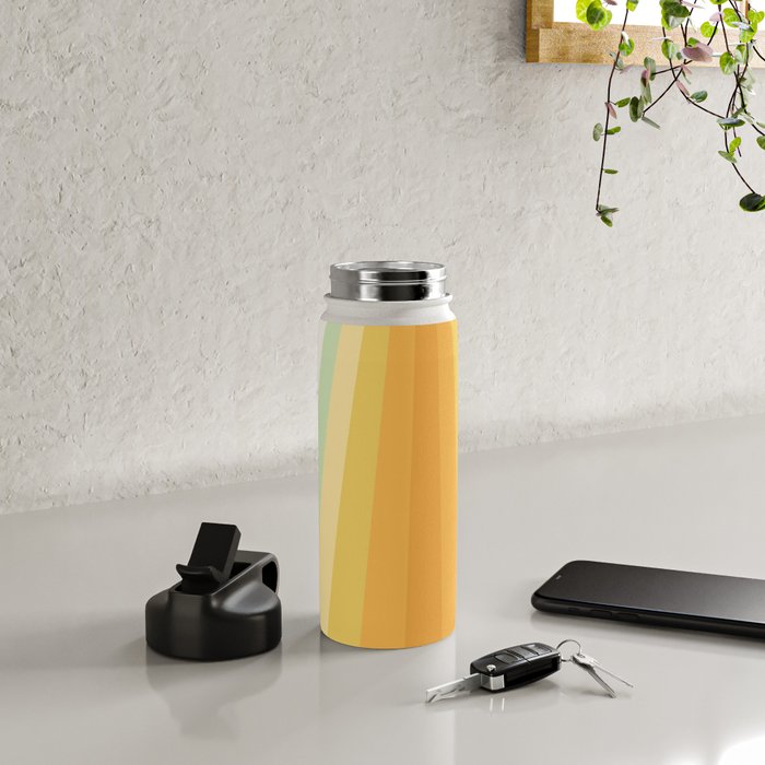 Tropical Palette Stripes Water Bottle Gallery Image 4