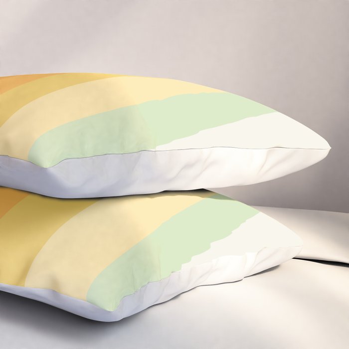 Tropical Palette Stripes Pillow Sham Gallery Image 3