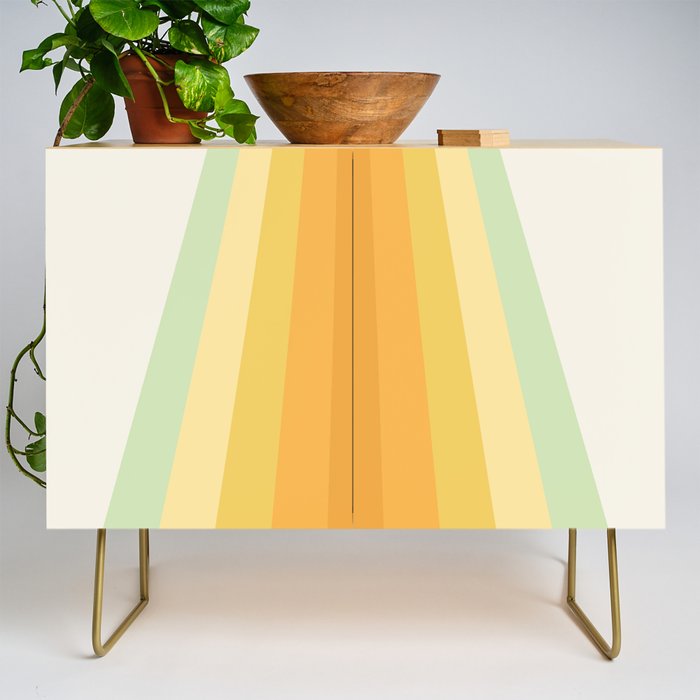 Tropical Palette Stripes Credenza Gallery Image 1