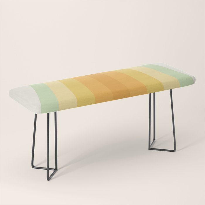 Tropical Palette Stripes Bench Gallery Image 1