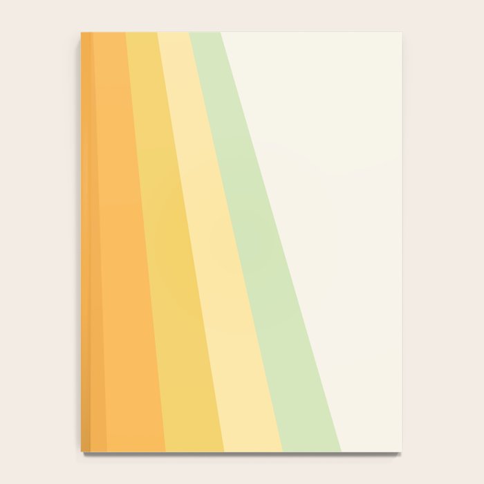 Tropical Palette Stripes Notebook Gallery Image 4