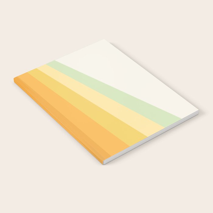 Tropical Palette Stripes Notebook Gallery Image 1
