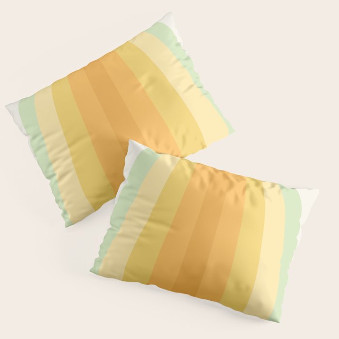 Tropical Palette Stripes Pillow Sham Gallery Image 3