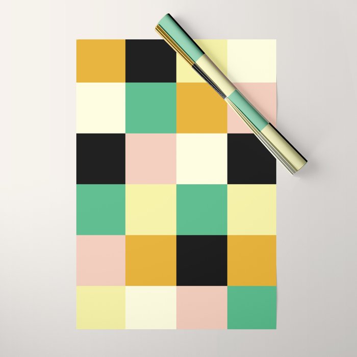 Bold Colorful Checks Pattern - Large XXXIII Wrapping Paper Gallery Image 1