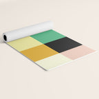 Bold Colorful Checks Pattern - Large XXXIII Yoga Mat Gallery Image 2