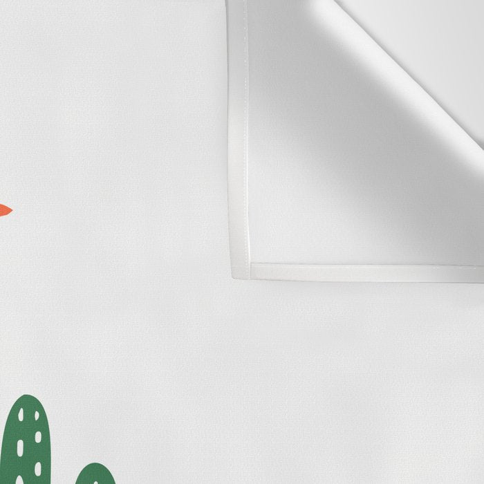 Hand drawn cactus plant art Wall Tapestry Gallery Image 3