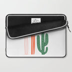 Hand drawn cactus plant art Laptop Sleeve Gallery Image 2