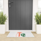 Hand drawn cactus plant art Welcome Mat Gallery Image 3