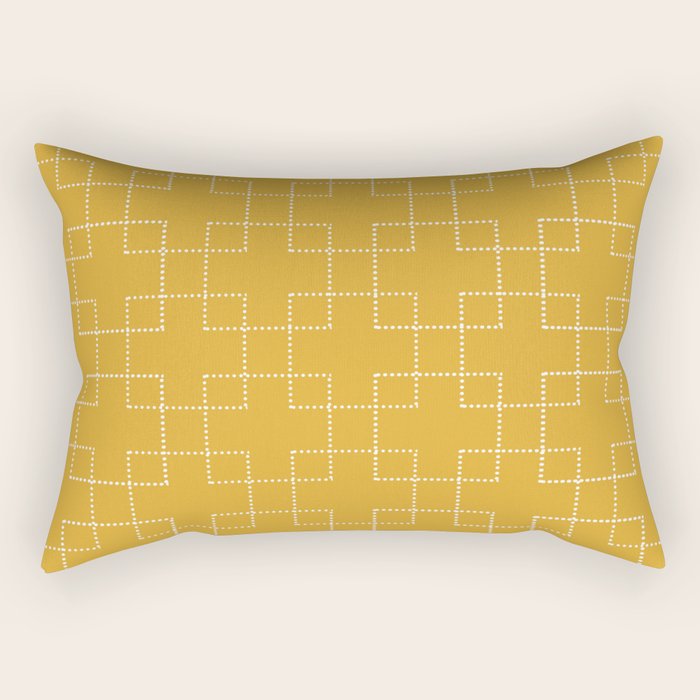 Embrace (Yellow) Rectangular Pillow Gallery Image 1