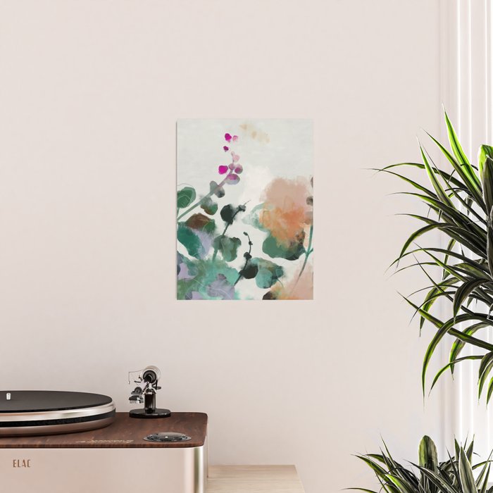 floral abstract summer autumn Poster Gallery Image 2