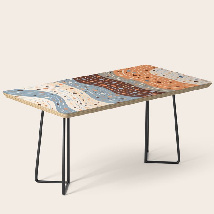 The Little Things Always_Abstract Line Art Drawing_Eclectic Bohemian Pattern Texture Shapes Coffee Table Gallery Image 1