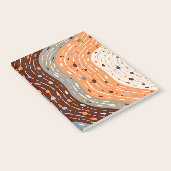 The Little Things Always_Abstract Line Art Drawing_Eclectic Bohemian Pattern Texture Shapes Notebook Gallery Image 1