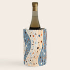 The Little Things Always_Abstract Line Art Drawing_Eclectic Bohemian Pattern Texture Shapes Wine Chiller Gallery Image 2