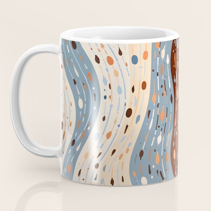 The Little Things Always_Abstract Line Art Drawing_Eclectic Bohemian Pattern Texture Shapes Coffee Mug Gallery Image 3