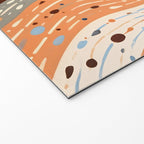 The Little Things Always_Abstract Line Art Drawing_Eclectic Bohemian Pattern Texture Shapes Welcome Mat Gallery Image 2
