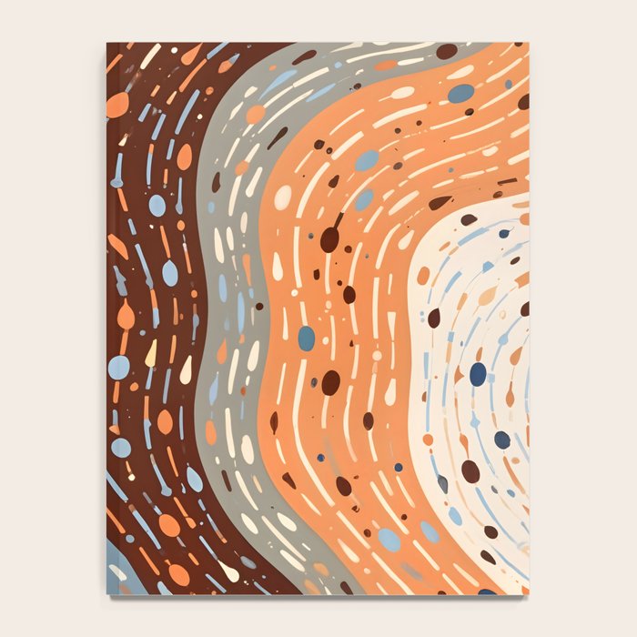 The Little Things Always_Abstract Line Art Drawing_Eclectic Bohemian Pattern Texture Shapes Notebook Gallery Image 4