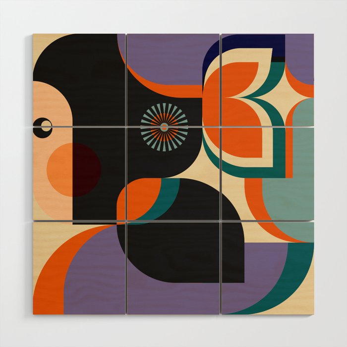 Girl's Portrait Wood Wall Art Gallery Image 1