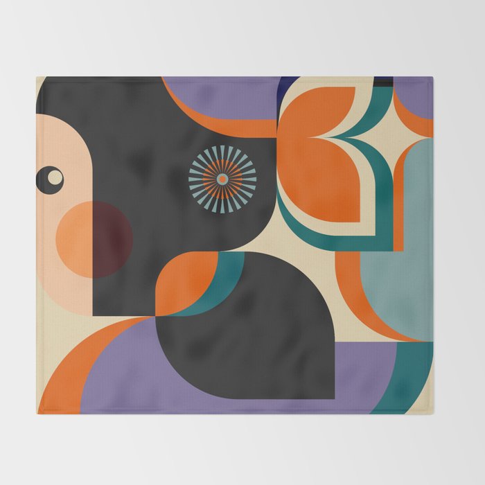 Girl's Portrait Throw Blanket Gallery Image 2