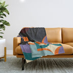 Girl's Portrait Throw Blanket Gallery Image 1
