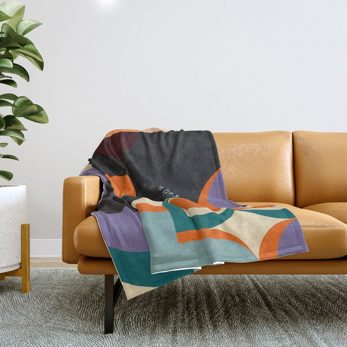 Girl's Portrait Throw Blanket Gallery Image 1