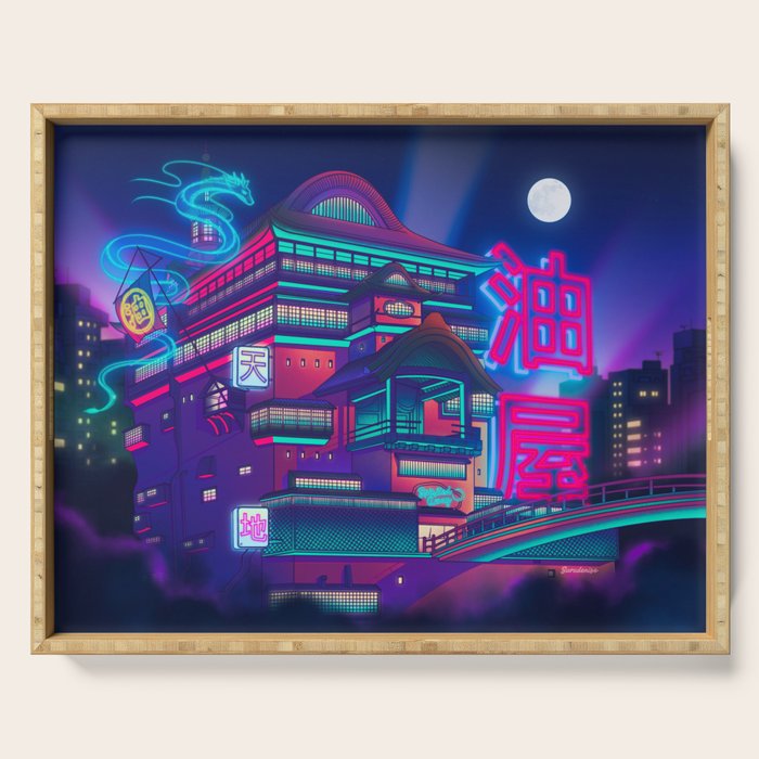 Neon Bath House Serving Tray Gallery Image 1