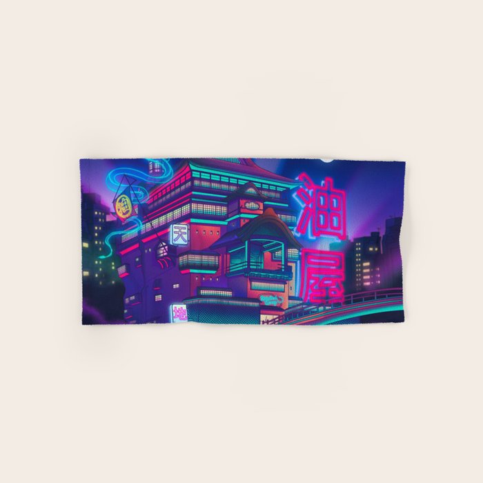 Neon Bath House Bath Towel Gallery Image 1