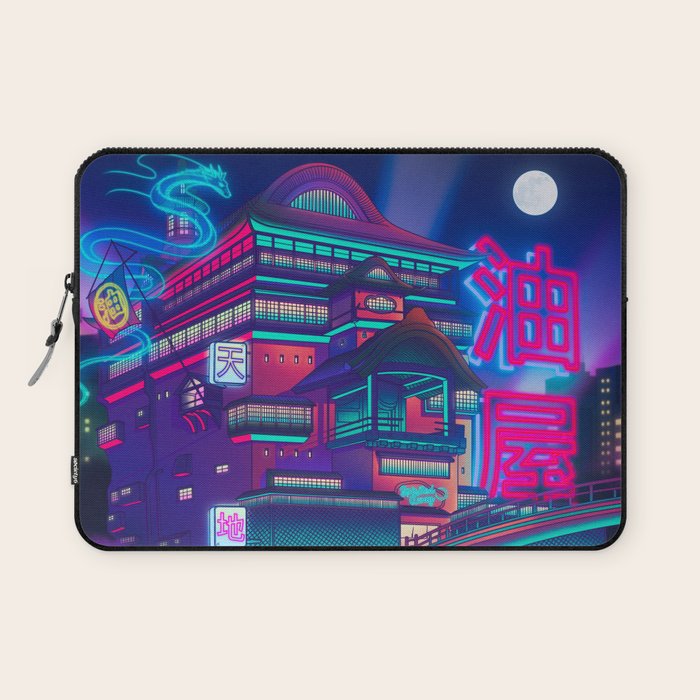 Neon Bath House Laptop Sleeve Gallery Image 1