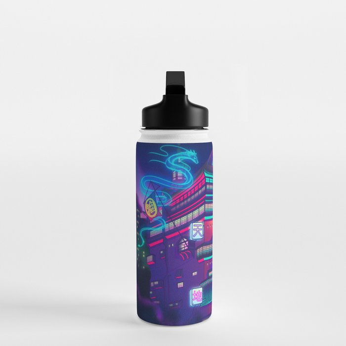 Neon Bath House Water Bottle Gallery Image 3