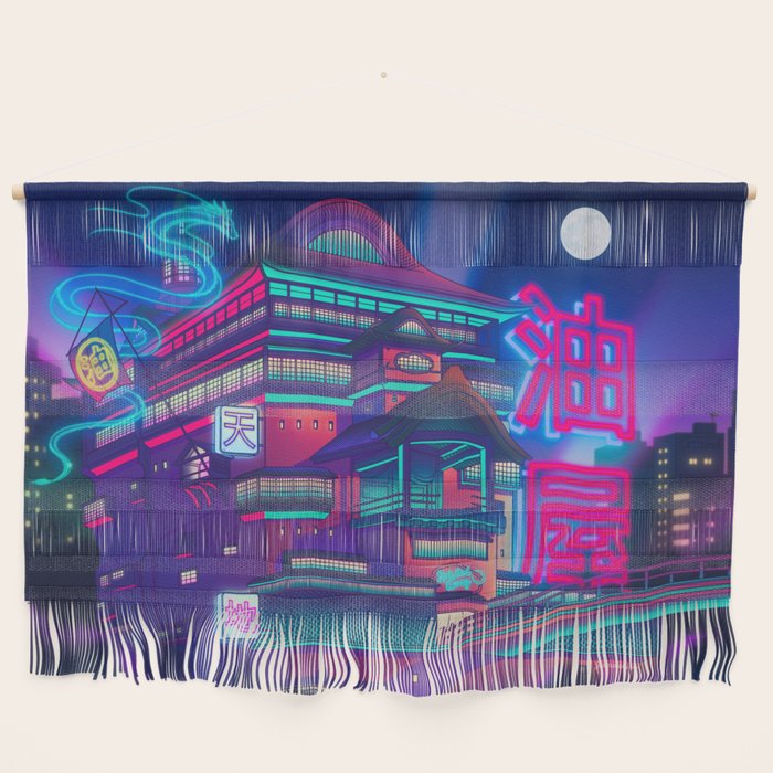 Neon Bath House Wall Hanging Gallery Image 1