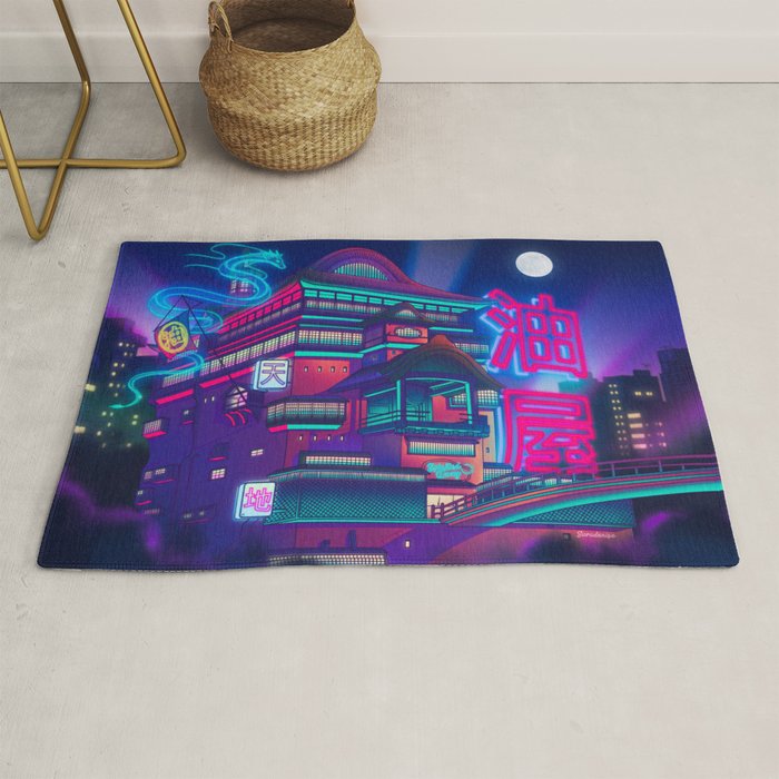 Neon Bath House Rug Gallery Image 1