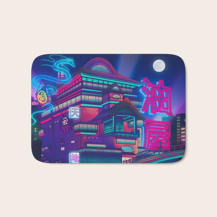 Neon Bath House Bath Mat Gallery Image 1