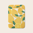 lemon mediterranean still life Bath Mat Gallery Image 1