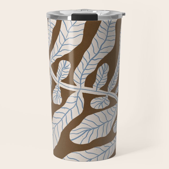 One Hundred-Leaved Plant #15 Travel Mug Gallery Image 1