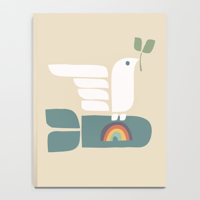 Peace dove and rainbow bomb Notebook Gallery Image 4