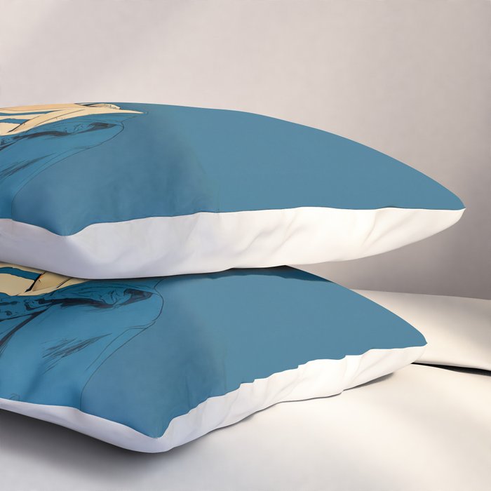 Retro Pop Lollipop Girl Pillow Sham Gallery Image 3