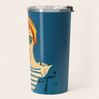 Retro Pop Lollipop Girl Travel Mug Gallery Image 2