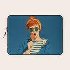 Retro Pop Lollipop Girl Laptop Sleeve Gallery Image 1