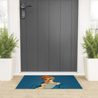 Retro Pop Lollipop Girl Welcome Mat Gallery Image 3